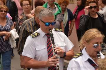 Misa, procesión y desfile de ganado en La Pardilla (Foto Francisco Javier Santana)